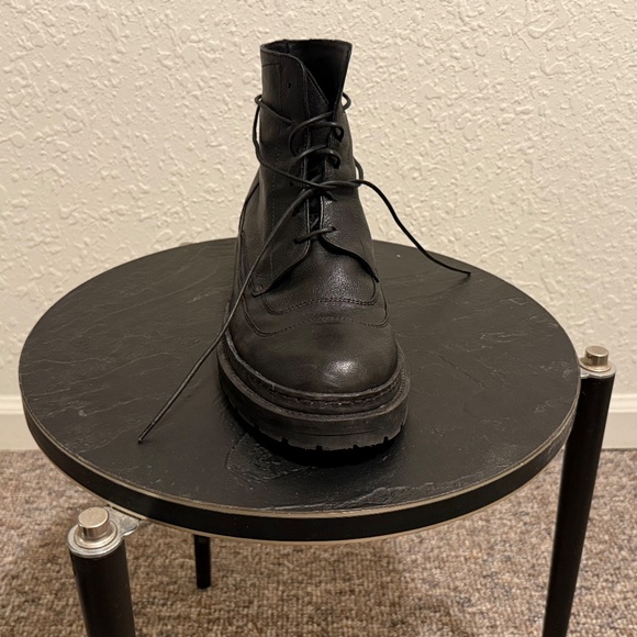 Ernesto Dolani men's combat boots, black leather, size 42 - Picture 7 of 7